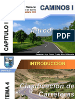 Cap I - Tema 04 - Clasificación de Carreteras