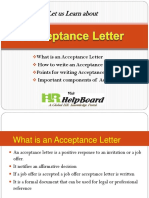 Acceptance Letter 