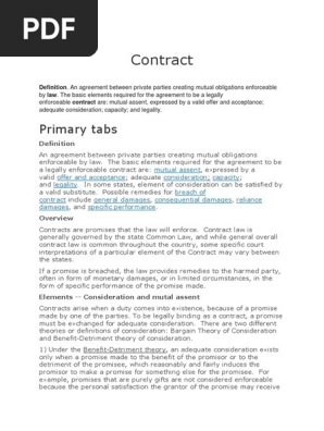 Contract