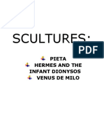 Scultures:: Pieta Hermes and The Venus de Milo