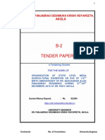 B-2 Tender Papers: Akola