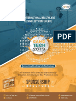 Sponsorship: 4 International Healthcare Technology Conference