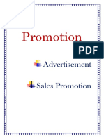 Advertisement Sales Promotion