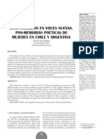 Ecos Antiguos en Voces Nuevas. Pos-Memor PDF