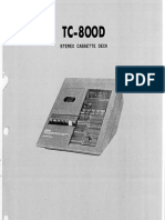 Yamaha TC 800d PDF