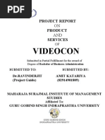 Minor Project Report on Videocon-WWW.SELUR.TK