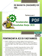 Potensi Bahaya k3 Di Fasyankes