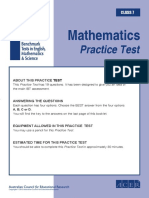 IBT Practice Test Grade 7 Maths PDF