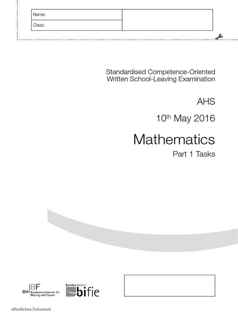 Mathematics Examination Guidelines | PDF | Confidence Interval ...