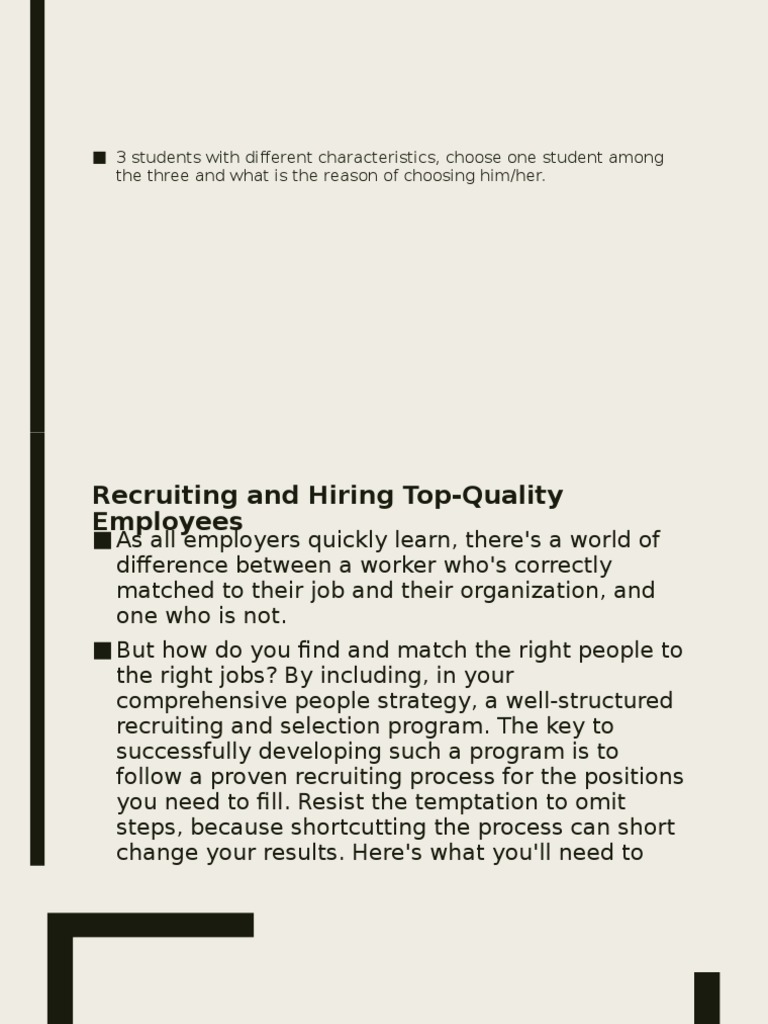 Effective Recruitment Strategies Guide | PDF | Recruitment | Résumé
