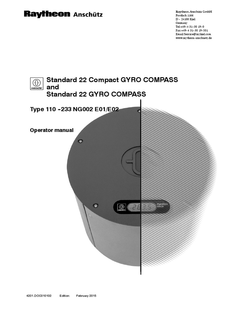 Standard 22 Compact GYRO COMPASS and Standard 22 GYRO COMPASS | PDF ...