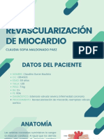 Revascularización de Miocardio: Claudia Sofia Maldonado Paez