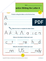 Practice Letter A