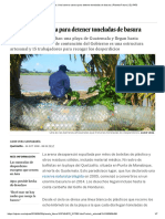 Guatemala - Una Barrera Casera para Detener Toneladas de Basura - Planeta Futuro - EL PAÍS