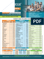 Course Planner: Subject Wise Syllabus Plan