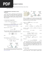 Lecture Notes On Topological Insulators: Zyuzin and Burkov 2012