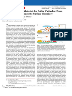 Designing Host Materials For Sulfur Cathodes: From Physical Confinement To Surface Chemistry