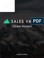 Sales Valley Pages With Patrick Dang Syllabus