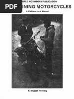 Download Motorcycle Maintenence-Fieldworkers Manual by Uli Valdegru SN43386715 doc pdf
