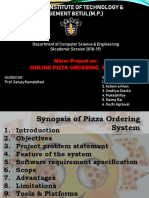 Online Pizza Ordering System PP T