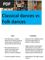 Classical vs Folk Dance Differences | PDF | Dances | Entertainment