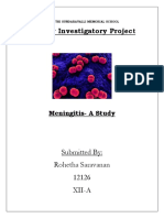 Investigatory Project On Meningitis