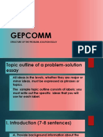 PROBLEM SOLUTION ESSAY