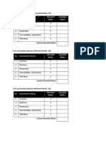 Test and Quizzes Assesment