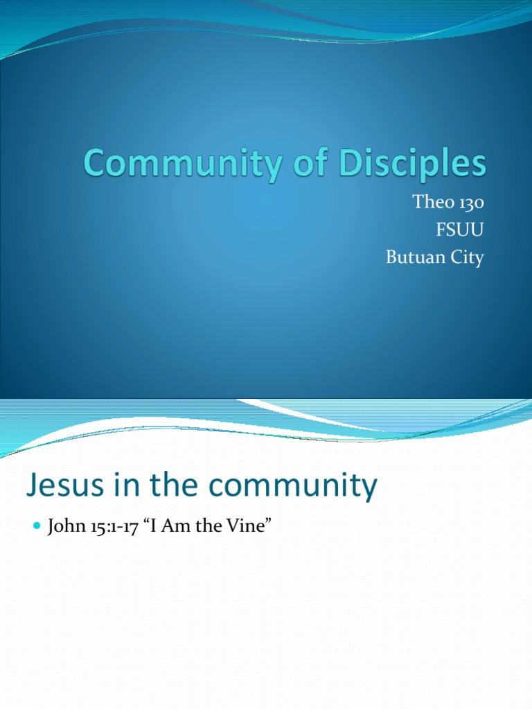 Community of Disciples in the Church | PDF | Lord's Prayer | Catholic ...