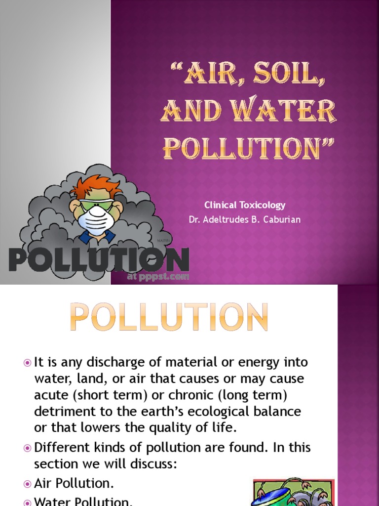 Types and Effects of Pollution | PDF | Air Pollution | Exhaust Gas
