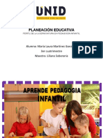 Plan Pedagogía Infantil