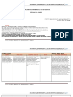 Planificacion Mensual de 4to - Matematica 2019