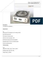 Centrifugal Force Apparatus TM 600: Product Name: Product Code