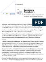 Sensors and Transducers and Introduction