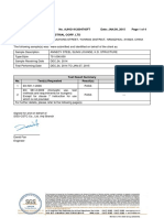 Test Report: No. AJHG1412004745FT Date: JAN.09, 2015 Page 1 of 4 Hangzhou China Arts Industrial Corp. LTD