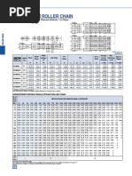 Comprehensive Roller Chain Size Charts | PDF