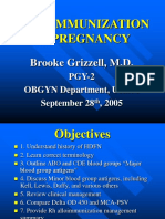 Alloimmunization in Pregnancy: Brooke Grizzell, M.D