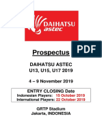 Prospectus: Daihatsu Astec U13, U15, U17 2019