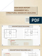 Design Basis Report Assignment No 1 Structural Design of A Building