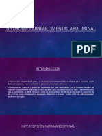 Síndrome compartimental abdominal: causas, diagnóstico y tratamiento