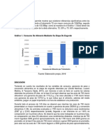 Analisis y Discusión de Resultados Del Proyecto Pollos Alimentados Con Ensilaje