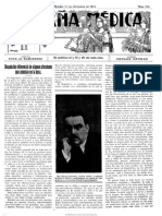 Vicente, Ángeles. «La historia de una calavera». España Médica, 10 de Diciembre de 1913, pp. 13-14. 