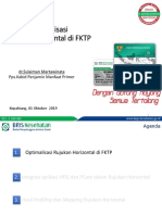 Optimalisasi Rujukan Horizontal Di FKTP: DR - Sulaiman Martawinata Pps - Kabid Penjamin Manfaat Primer