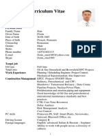 Curriculum Vitae: Personal Data