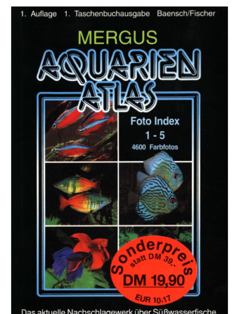 趣味・スポーツ・実用 MERGUS AQUARIEN ATLAS Foto Index 1-5 MERGUS AQUARIEN ATLAS Foto Index 1-5