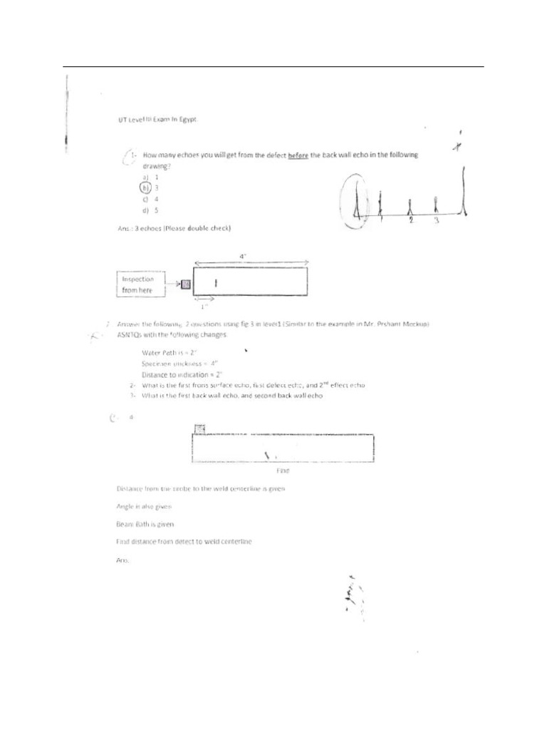 Surface Distance Calculation in UT | PDF | Refraction | Waves