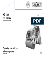 Manual de Operación Vibro Compactador Hamm HD8W HD 10C W
