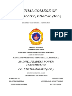 Oriental College of Technology, Bhopal (M.P.) : Madhya Pradesh Power Transmission Co. LTD, Tikamgarh (M.P.)