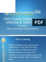DNS Cluster Configuration