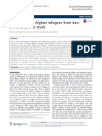 Repatriation of Afghan Refugees From Iran: A Shelter Profile Study